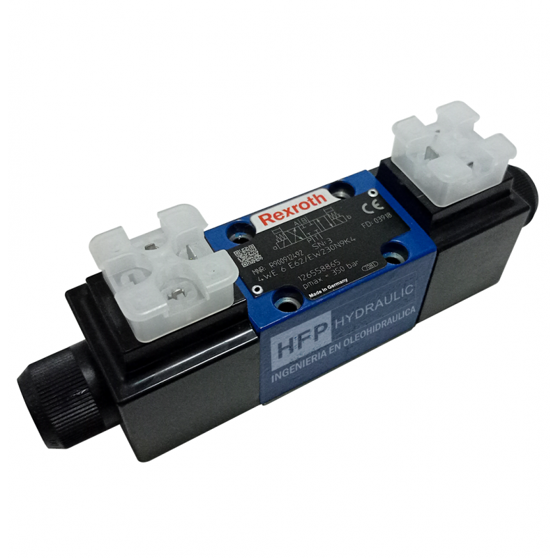 Electroválvula NG6 4/3 Centro Cerrado de 220 VAC: Control Preciso y Fiable para Sistemas Hidráulicos