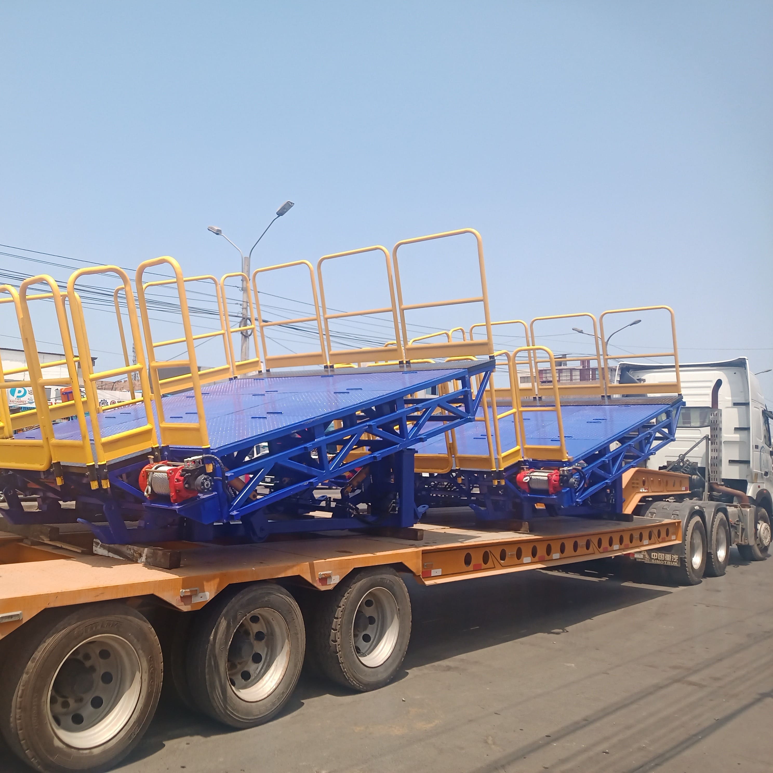 PLATAFORMA PARA MAQUINAS PERFORADORAS 6TN